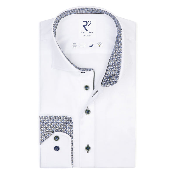 R2 Contrast Trim Shirt