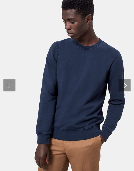 Classic Organic Crew - Navy