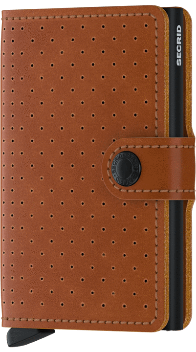 Secrid Miniwallet Perforated Cognac