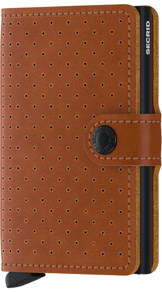 Secrid Miniwallet Perforated Cognac