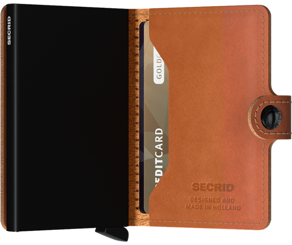 Secrid Miniwallet Perforated Cognac